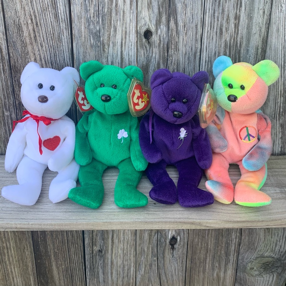 Ty Beanie Babies Valentino Erin Princess Peace